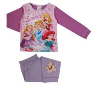 Disney Conjunto de pijama largo con licencia oficial de princesas Sparkle All The Time para niñas (18 meses a 5 años), multicolor, 2-3 Años