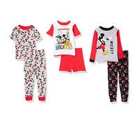 Disney Conjunto de pijamas de algodσn ajustados de 6 piezas de Mickey Mouse para niρos OH MICKEY 18M