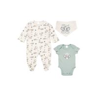 DISNEY Conjunto 'König der Löwen' beige / verde pastel / blanco 74 beige / verde pastel / blanco