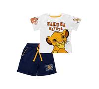 DISNEY Conjunto 'König Der Löwen' marino / marrón / naranja / blanco 116 marino / marrón / naranja / blanco