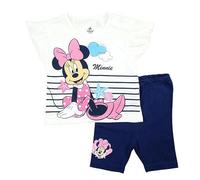 Disney Conjunto Minnie Bebe Overalls, Marina de Guerra, 6 Meses Unisex Baby