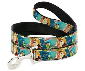 Disney - Correa para Mascotas, Correa para Perro, póster de Luca The Piazza apilado, 6 pies de Largo y 0.5 Pulgadas de Ancho