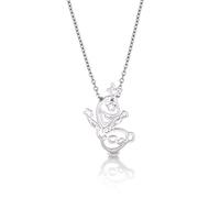 Disney Couture Kingdom - Collar con diseño de muñeco de nieve de Olaf chapado en oro blanco