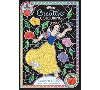 Disney: Creative Colouring Stained Glass Adult Colouring book (Starring Snow White)