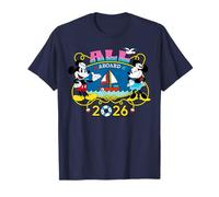 Disney Cruise Family Group Vacation Matching All Aboard 2026 Camiseta