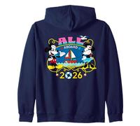 Disney Cruise Family Group Vacation Matching All Aboard 2026 Sudadera con Capucha