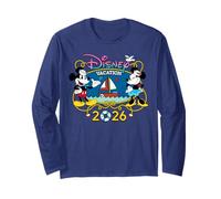 Disney Cruise Mickey & Minnie Group Vacation 2026 Matching Manga Larga