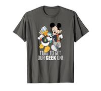 Disney D23 Mickey Donald Time to Get Our Geek On Camiseta