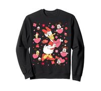 Disney Daisy Duck & Friends Valentine's Day Retro Hearts Sudadera