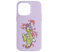Disney Daisy Duck in Kimono Cherry Blossoms Spring Sakura Carcasa para iPhone 14 Pro Max