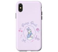 Disney Daisy Duck Love Always Locket Coquette Style Carcasa para iPhone X/XS