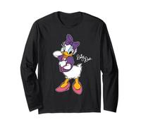 Disney Daisy Duck Retro Character Cute Pose Trip Matching Manga Larga