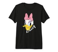 Disney Daisy Duck Sassy & Glamorous Speckled Bow and Name Camiseta premium