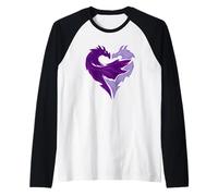 Disney Descendants 2 Mal Dragon Camiseta Manga Raglan