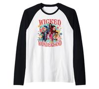 Disney Descendants: Wicked Wonderland Full Cast Portrait Camiseta Manga Raglan