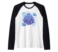 Disney Descendants: Wicked Wonderland Red Chloe & Pink Camiseta Manga Raglan