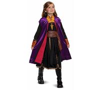 Disney Disfraz Anna Frozen Niña, Vestido Frozen, Disfraces para Carnaval y Halloween, 4-6 años