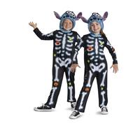 Disney Disfraz clásico de Esqueleto de Stitch de Disguise para niños, Disfraz Oficial de Lilo & Stitch para Halloween, Fiestas y diversión de Disfraces