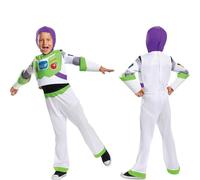 Disney - Disfraz de astronauta infantil, diseño de Buzz Lightyear para niños, talla M