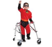 Disney - Disfraz oficial de Dash Incredibles, disfraz adaptativo para niños de 5 a 6 años