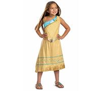 Disney Disfraz Pocahontas Niña, Disfraces Nativos Americanos, Princesa Disney, Carnaval y Halloween Niña, 7-8 años