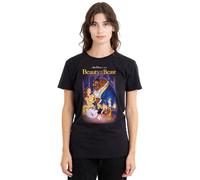 Disney Disney Beauty and The Beast Belle Beast Cover Ladies T Shirt, Black Camisa Mujer (Pack de 1)