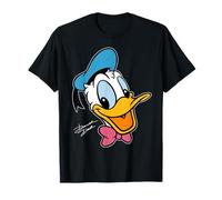Disney Donald Duck Big Face Retro Character Trip Matching Camiseta