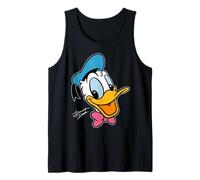 Disney Donald Duck Big Face Retro Character Trip Matching Camiseta sin Mangas