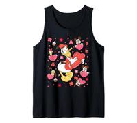 Disney Donald Duck & Friends Valentine's Day Retro Hearts Camiseta sin Mangas