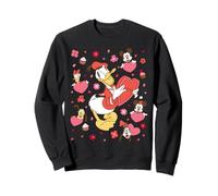 Disney Donald Duck & Friends Valentine's Day Retro Hearts Sudadera