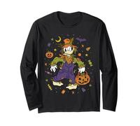 Disney Donald Duck Halloween Scarecrow Trick-or-Treat Icons Manga Larga