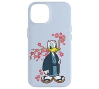 Disney Donald Duck in Kimono Cherry Blossoms Spring Sakura Carcasa para iPhone 14