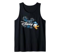 Disney Donald Duck My First Disney Trip 2026 Vacation Camiseta sin Mangas