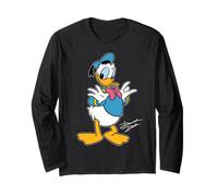 Disney Donald Duck Retro Character Proud Pose Trip Matching Manga Larga