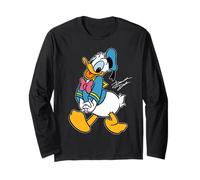 Disney Donald Duck Retro Character Silly Pose Trip Matching Manga Larga