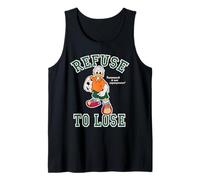 Disney Donald Duck Soccer Player Refuse to Lose Sports Team Camiseta sin Mangas