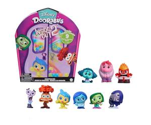 Disney Doorables Inside out 2 Collection Peek, 9 Piezas, estatuillas coleccionables de 3,8 cm, Juguetes para niños a Partir de 5 años de Just Play