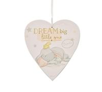 Disney Dream Big Dumbo DI399 - Placa de corazón con texto "Magical Beginnings"