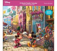 Disney Dreams Collection by Thomas Kinkade Studios: 17-Month 2024-2025 Family Wall Calendar
