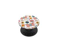 Disney Dumbo 85th Anniversary Circus Celebration Pattern PopSockets PopGrip Adhesivo