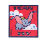 Disney © Dumbo I Can Fly Elefante Animal - Parches Termoadhesivos Bordados Aplique Para Ropa, Tamaño: 6,3 x 5,8 cm