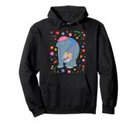 Disney Dumbo & Mrs. Jumbo Elephant Mom and Baby Son Collage Sudadera con Capucha