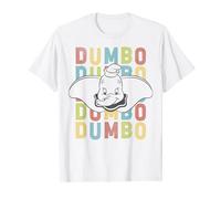 Disney Dumbo Name Stack Portrait Outline Camiseta