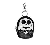 DISNEY El extraño mundo de Jack en blanco y negro mini mochila llavero, blanco y negro, Talla única, Moderno