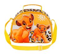 Disney el rey león, bolsa portamerienda 3d, 25.5 x 20 cm, amarillo af