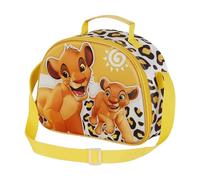 Disney El Rey León, Bolsa Portamerienda 3D, 25.5 x 20 cm, Amarillo Africa
