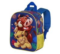 Disney El Rey León Friends-Mochila 3D Elite, Azul, 25 x 30 cm, Capacidad 7 L