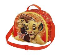 Disney El Rey León King-Bolsa Portamerienda 3D, Naranja, 25.5 x 20 cm