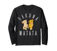 Disney El Rey León Nala y Simba Hakuna Matata Manga Larga