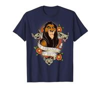 Disney El Rey León Scar Estoy Rodeado De Idiotas Camiseta, Hombre, Azul Marino, 3XL